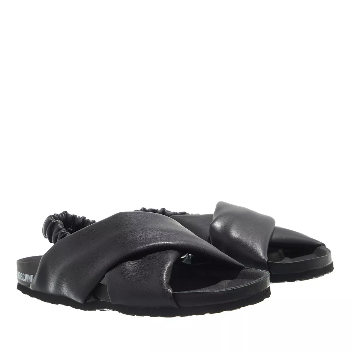 female Komfort Sandalen schwarz Sandale 37 von Moschino