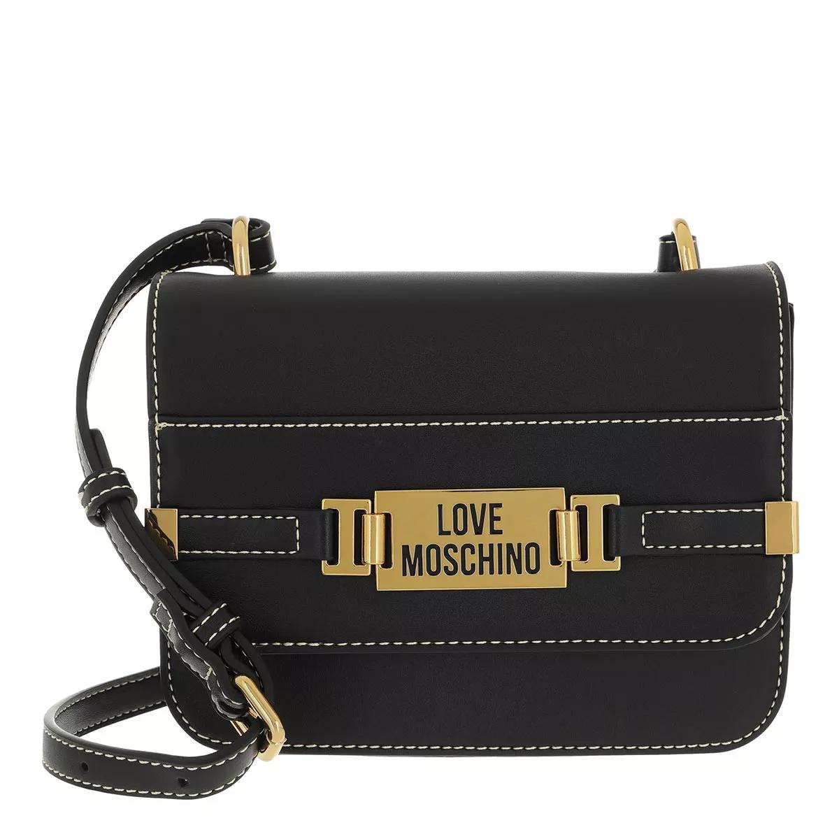 unisex Handtaschen schwarz Crossbody Bag One Size von Moschino