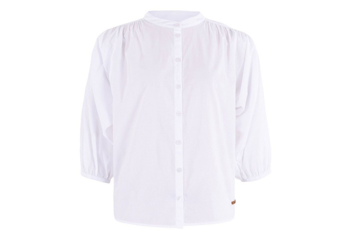 Moscow Design Hemdbluse Jordan Oversize Bluse mit Mao Kragen in Weiß oder Braun Moscow Design Hemdbluse Jordan Oversize Bluse mit Mao Kragen in Weiß oder Braun von Moscow Design