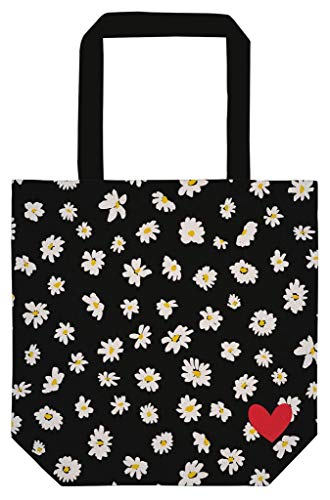 moses. Shopper aus Bio-Baumwolle | Tragetasche mit Blumenmotiv |Praktisch als Einkaufs- und Freizeittasche | Daisies von moses