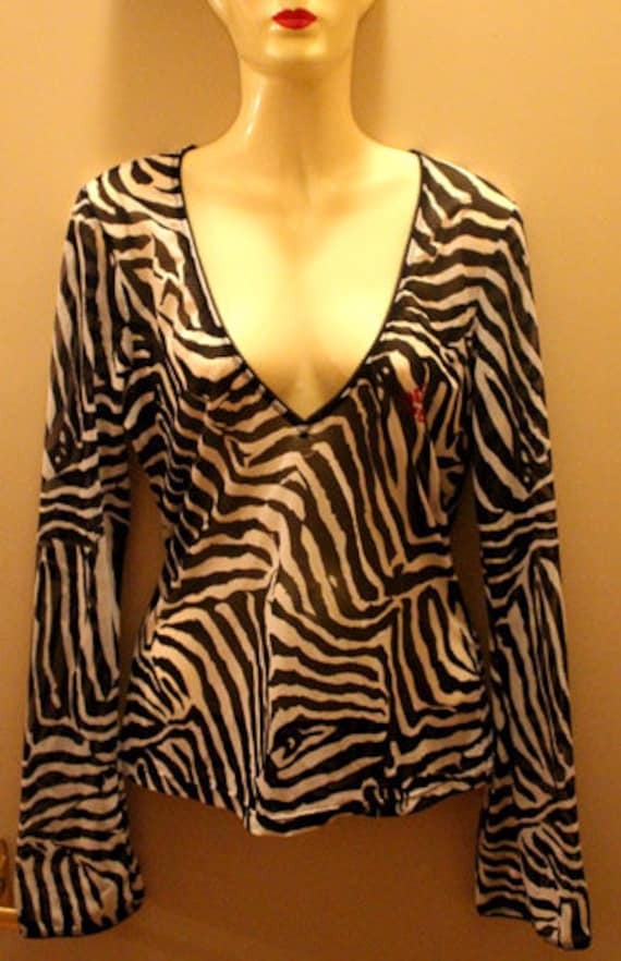 Durchschauen Sie Shirt Zebra Von Denny Rose, Größe M Durchschauen Sie Shirt Zebra Von Denny Rose, Größe M von Mosquitha