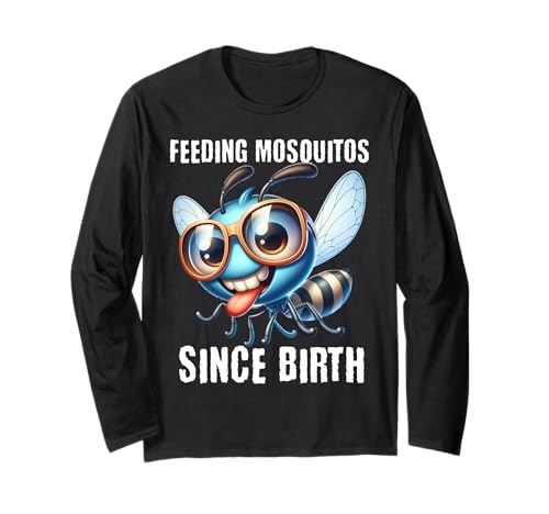 Lustiges Füttern von Mücken seit der Geburt Kinder Männer Outdoor Camping Langarmshirt Lustiges Füttern von Mücken seit der Geburt Kinder Männer Outdoor Camping Langarmshirt von Mosquito Magnet for Outdoor Lover Feeding Mosquito