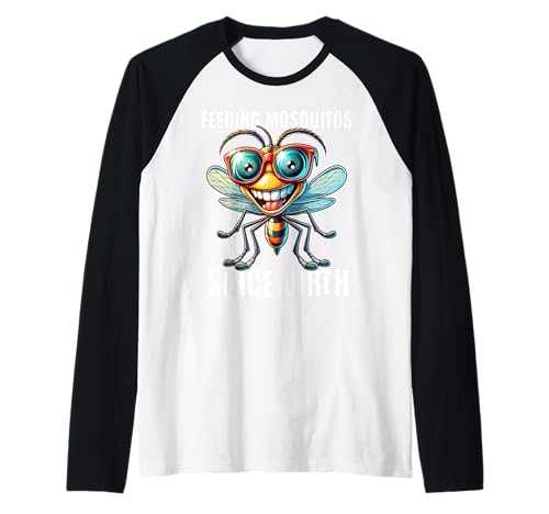 Lustiges Füttern von Mücken seit der Geburt für Herren und Kinder, Outdoor-Camping Raglan Lustiges Füttern von Mücken seit der Geburt für Herren und Kinder, Outdoor-Camping Raglan von Mosquito Magnet for Outdoor Lover Feeding Mosquito