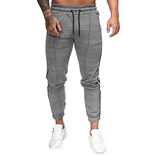 Mosstars Herren Sommerhose Essential Lässige Hose Stretch Cargohose Mit Kordelzug Chinohose Tapered Sporthose Für Wanderung Und Anderen Outdoor-Aktivitäten Stoffhose Leinen Outdoorhose Bequeme Sweat von Mosstars