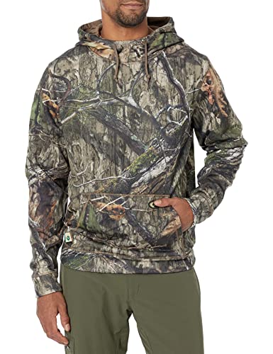 Mossy Oak Herren Camo Jagd Hoodie Performance Fleece Kapuzen-Sweatshirt, Country DNA, Medium von Mossy Oak