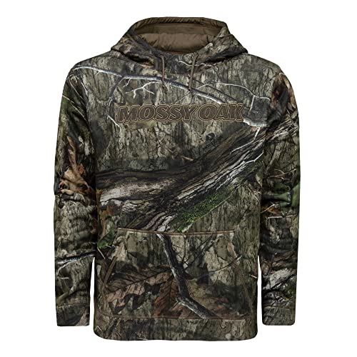 Mossy Oak Herren Camo Jagd Hoodies Performance Fleece Logo Kapuzenpullover, Country DNA, L von Mossy Oak
