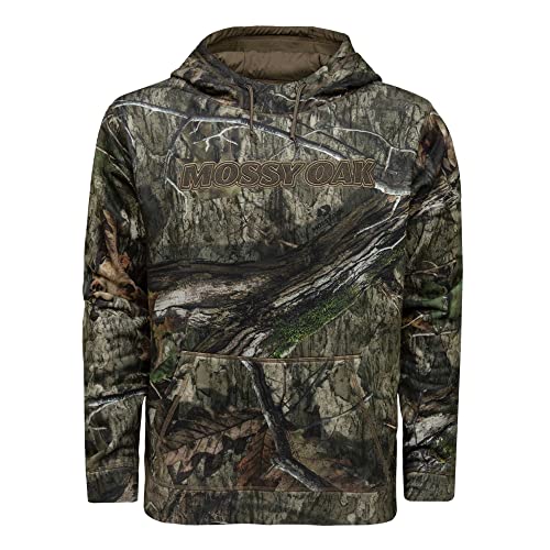 Mossy Oak Herren Camo Jagd Hoodies Performance Fleece Logo Kapuzen-Sweatshirt, Marke: Country DNA, Large von Mossy Oak