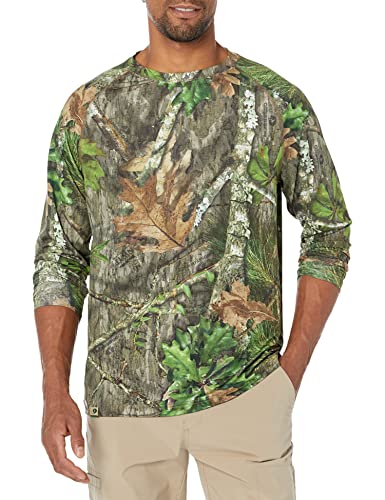 Mossy Oak Herren Jagdhemd Camo Kleidung Langarm Hemd, Obsession, XL von Mossy Oak