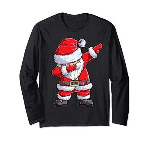 Dabbing Santa Claus Christmas Kids Boys Girls Dab Xmas Gifts Langarmshirt von Most Wonderful Christmas Co