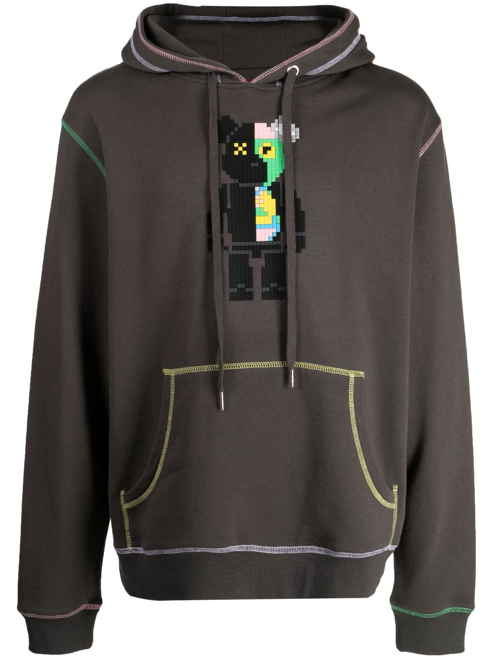 Mostly Heard Rarely Seen 8-Bit Hoodie mit Bären-Print - Grün von Mostly Heard Rarely Seen 8-Bit