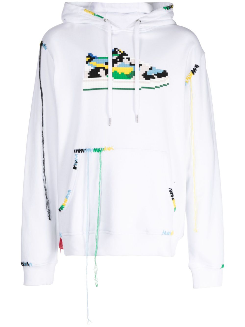 Mostly Heard Rarely Seen 8-Bit Hoodie mit Sneaker-Print - Weiß von Mostly Heard Rarely Seen 8-Bit