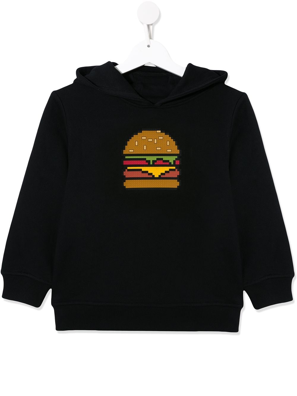 Mostly Heard Rarely Seen 8-Bit Kapuzenpullover mit Burger - Schwarz von Mostly Heard Rarely Seen 8-Bit