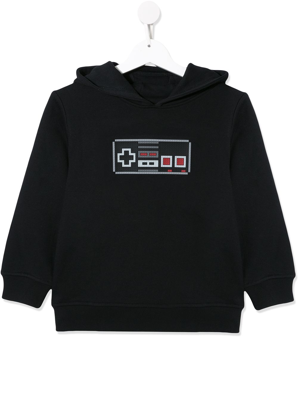 Mostly Heard Rarely Seen 8-Bit Kapuzenpullover mit Konsole-Patch - Grau von Mostly Heard Rarely Seen 8-Bit