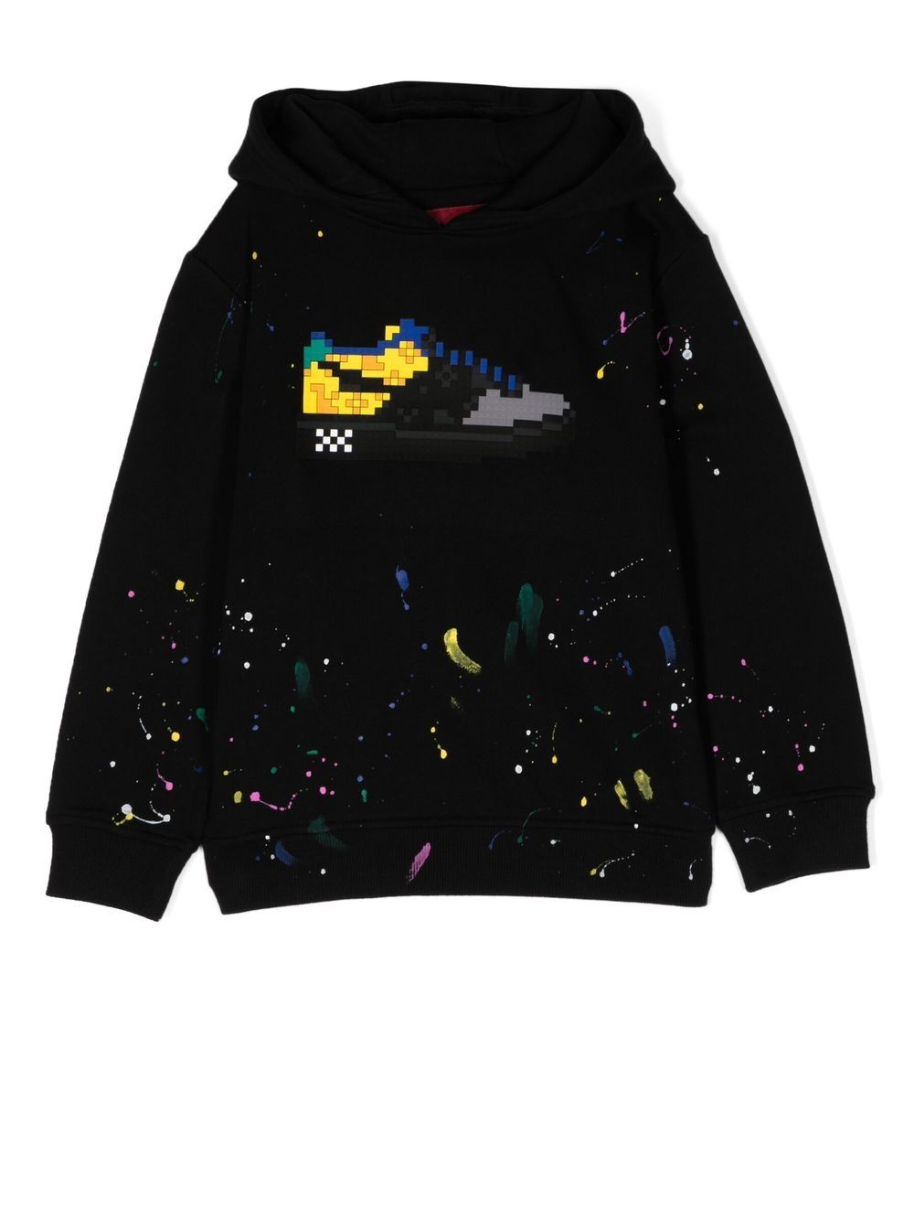 Mostly Heard Rarely Seen 8-Bit Louis Hoodie mit Farbklecks-Print - Schwarz von Mostly Heard Rarely Seen 8-Bit