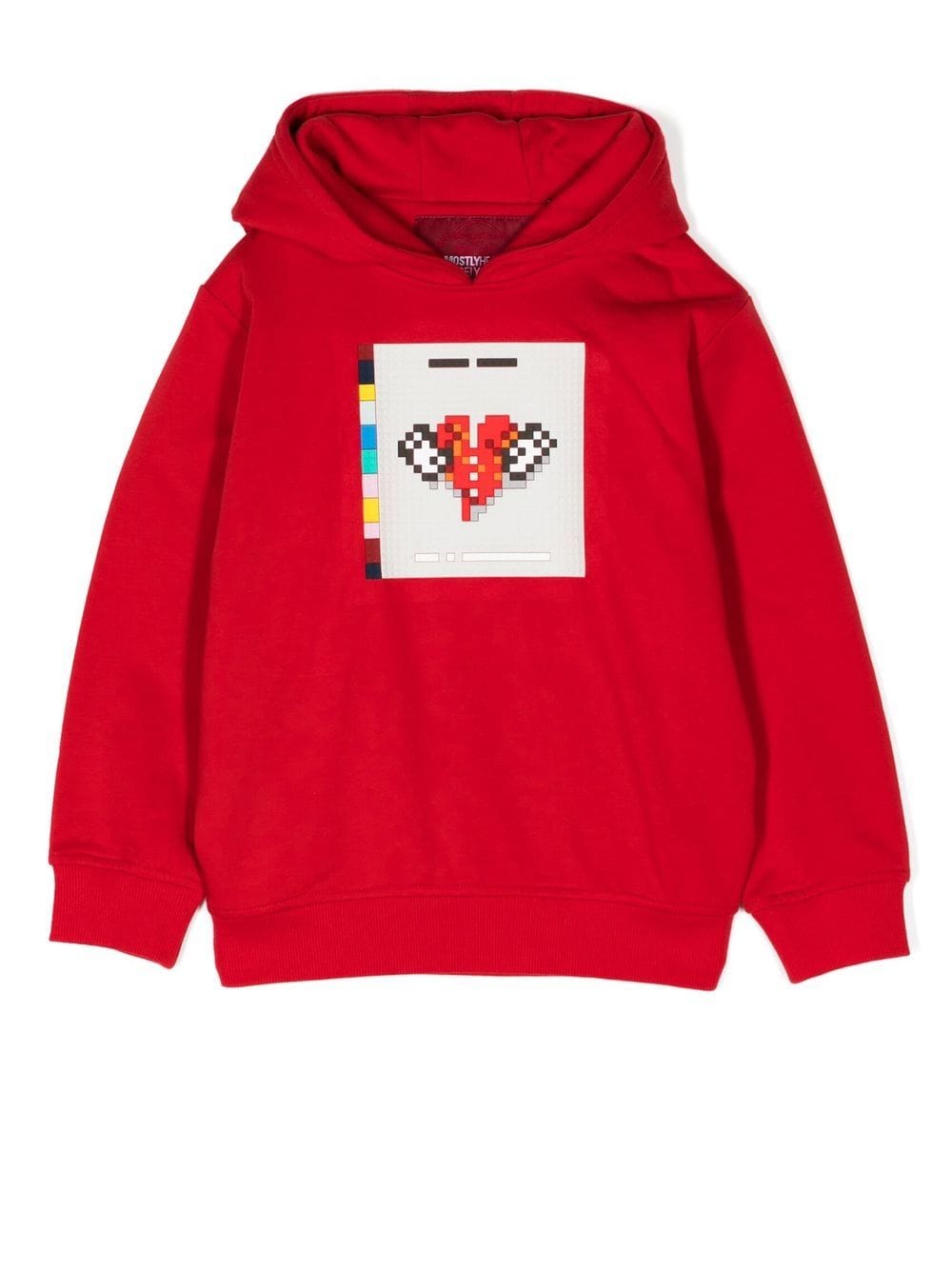 Mostly Heard Rarely Seen 8-Bit Hoodie mit Now More Heartbreaks-Print - Rot von Mostly Heard Rarely Seen 8-Bit