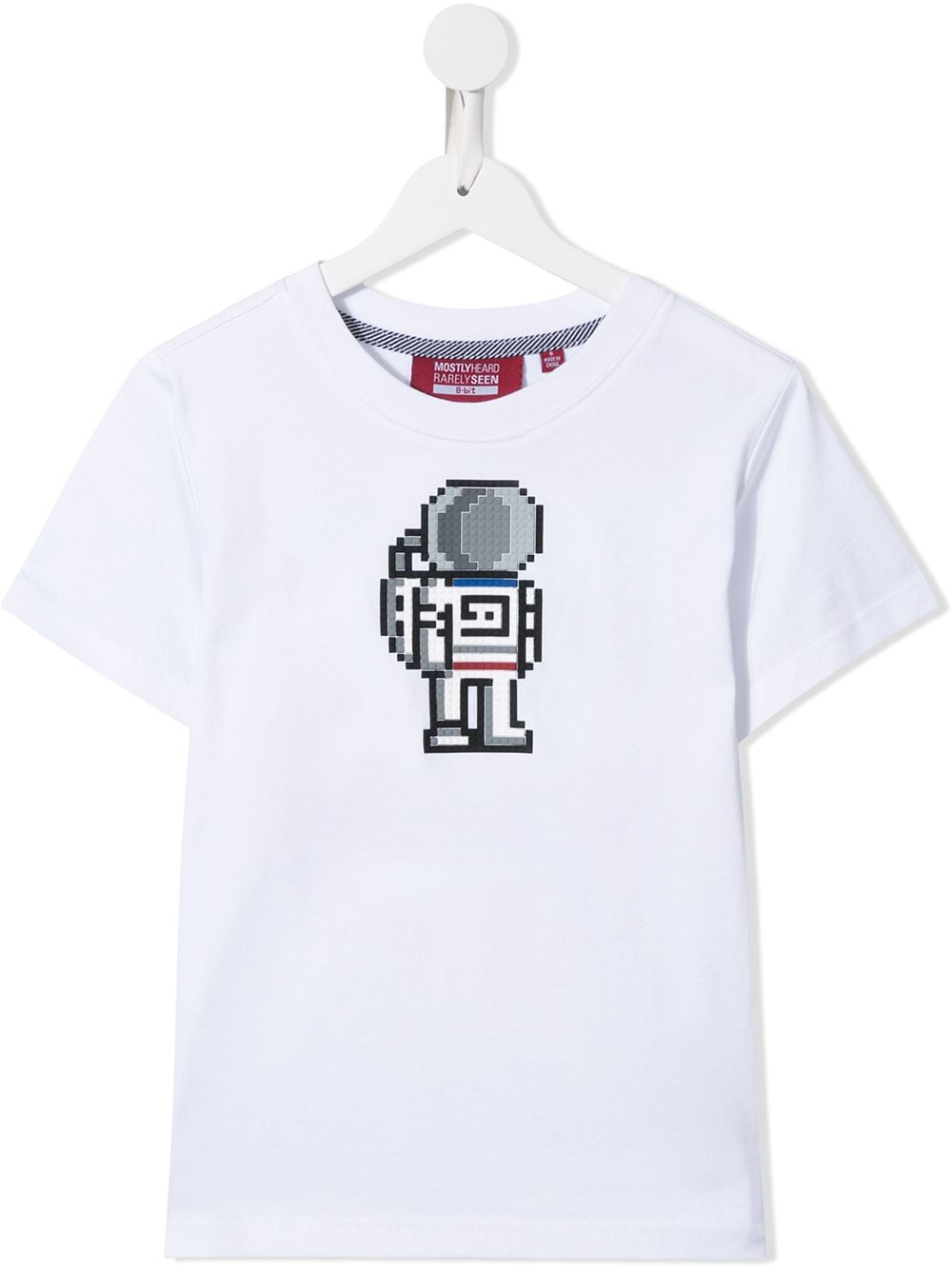 Mostly Heard Rarely Seen 8-Bit T-Shirt mit Astronaut-Applikation - Weiß von Mostly Heard Rarely Seen 8-Bit