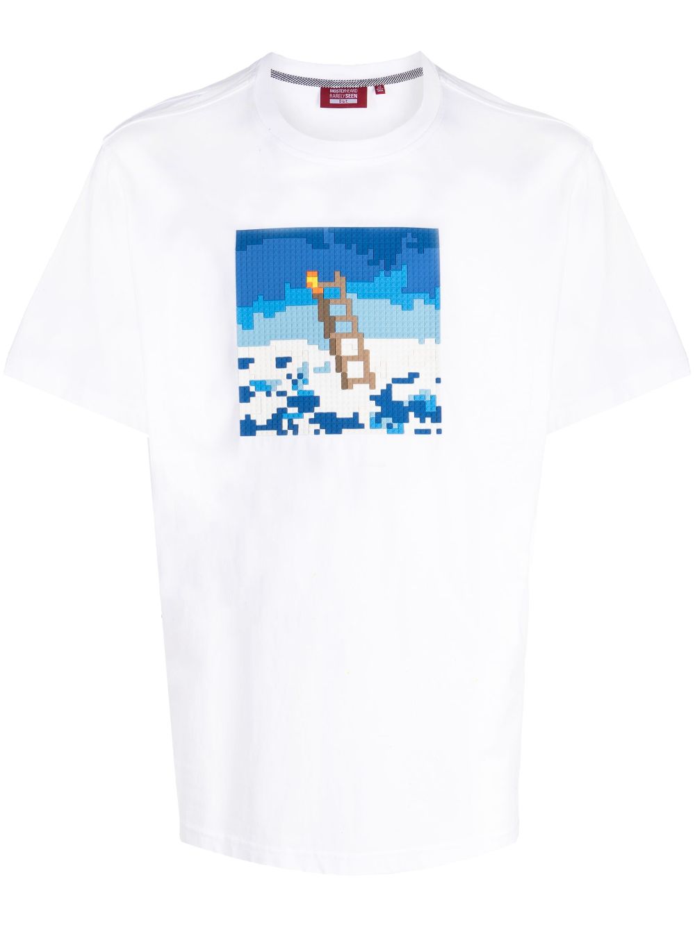 Mostly Heard Rarely Seen 8-Bit T-Shirt mit "Highest up Here"-Print - Weiß von Mostly Heard Rarely Seen 8-Bit