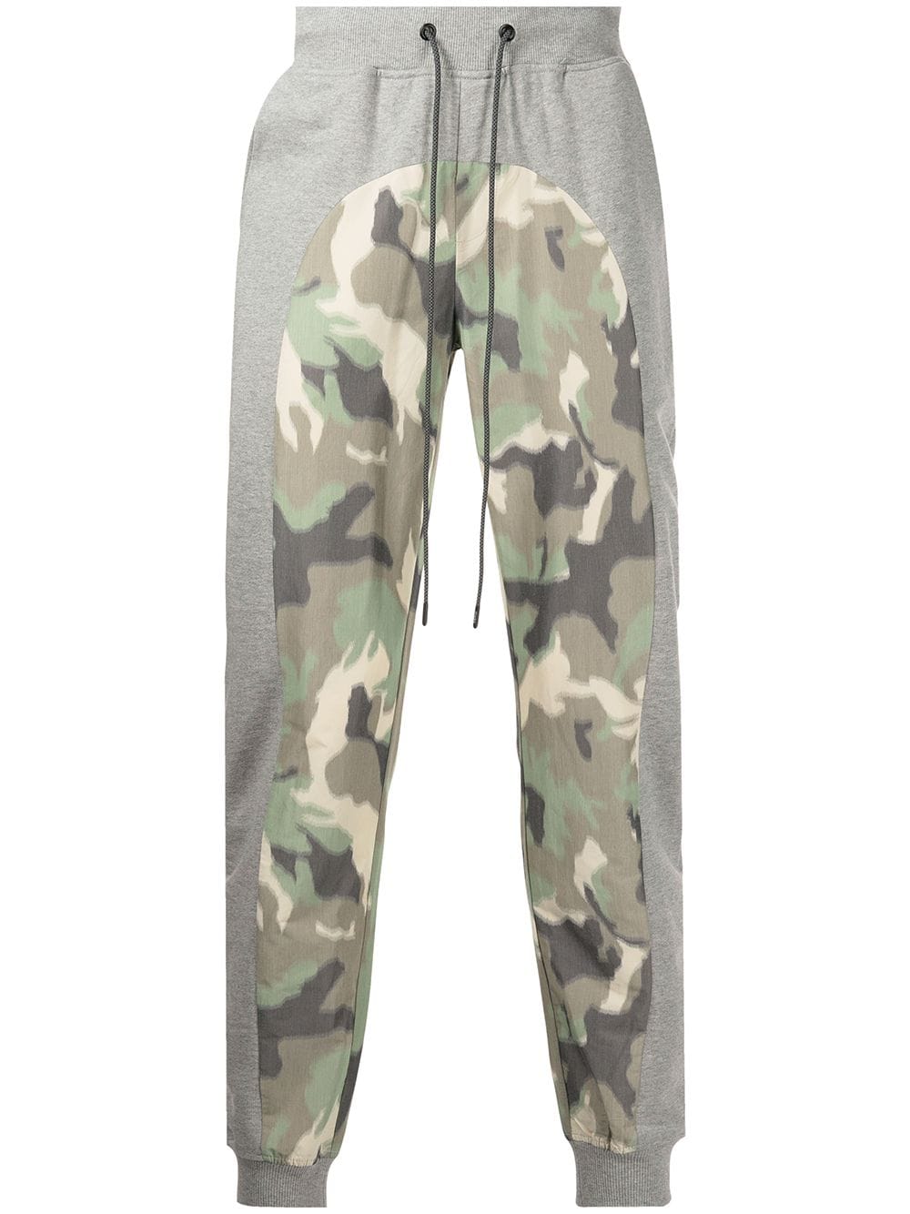 Mostly Heard Rarely Seen Jogginghose mit Camouflage-Einsatz - Grau von Mostly Heard Rarely Seen