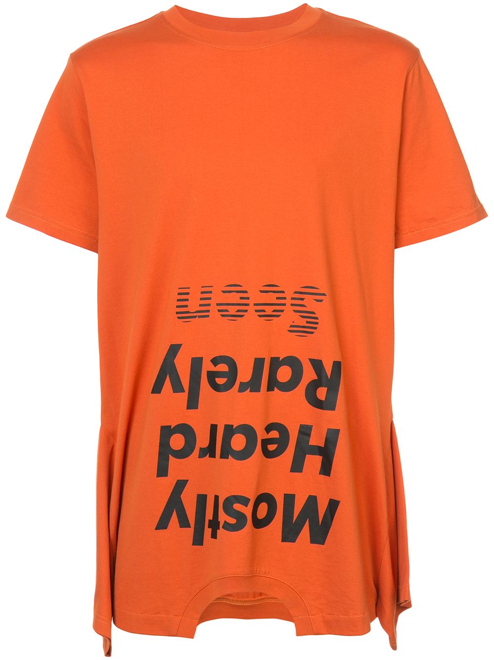 Mostly Heard Rarely Seen T-Shirt mit Upside-Down-Print - Orange von Mostly Heard Rarely Seen