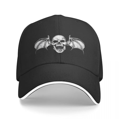 Basecap Avenged Sevenfold Totenkopf Fischerhut Anime Mode Strand Herren Mütze Damen von MotHaF