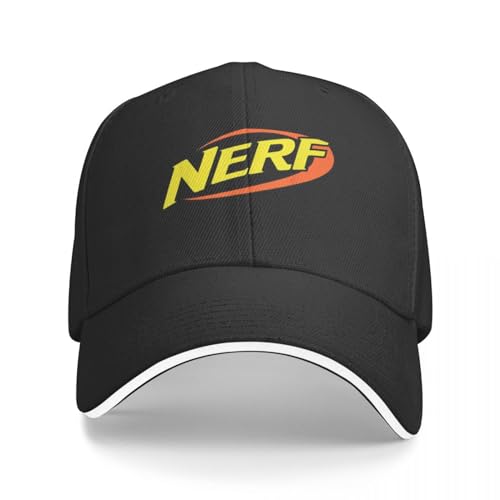 Basecap Nerf Classic Logo Baseballkappe Sportkappen Herrenkappen Trucker Mützen für Männer Damen von MotHaF