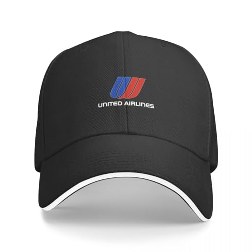 Basecap United Airlines Baseball Cap Sommerhüte Luxus Mann Hut Hut Strand Militär Mütze Mann Golf Hut Damen Herren von MotHaF