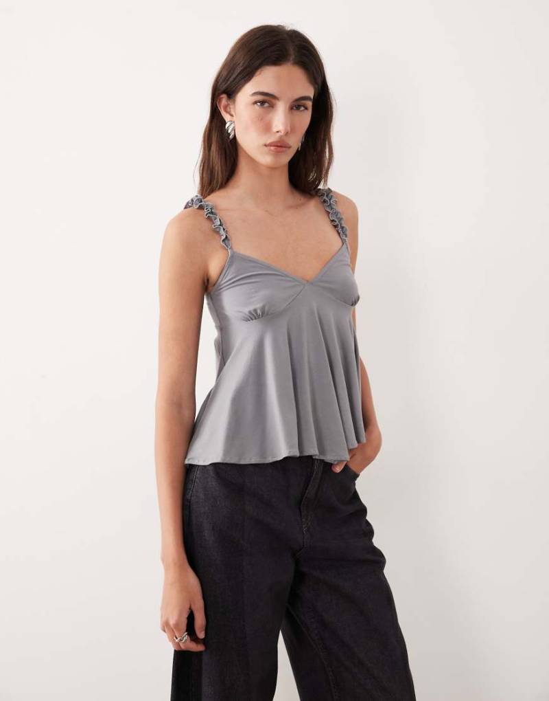 Motel - Sable - Luftiges Oberteil in Grau von Motel