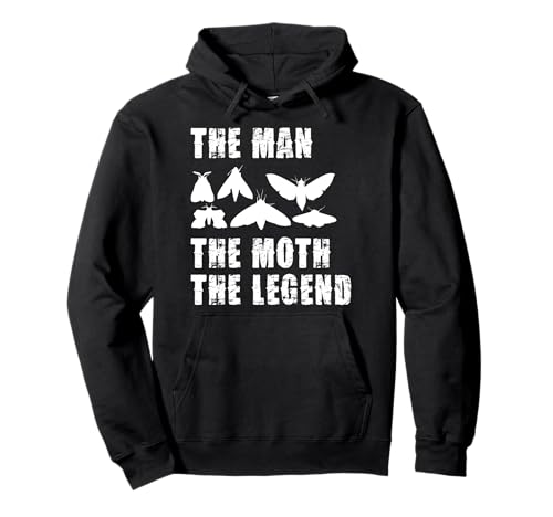 The Man The Moth The Legend Humor Zitat Pullover Hoodie von Moth Enthusiasts Humor Nature Insects