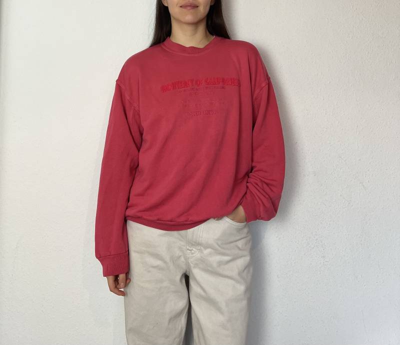 Vintage Sweatshirt Rosa Pullover Größe L von MothLabVintage