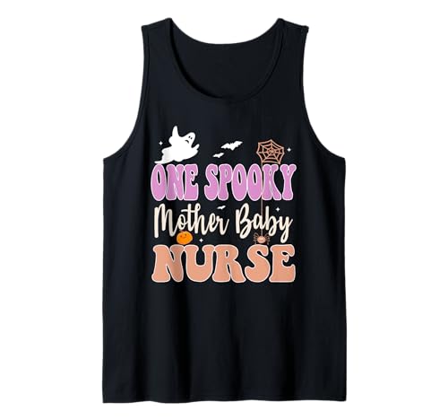 Mutter Baby Krankenschwester Lustig Gruselige Halloween Postpartale Krankenschwester Tank Top von Mother Baby Nurse Funny Spooky Halloween Tees