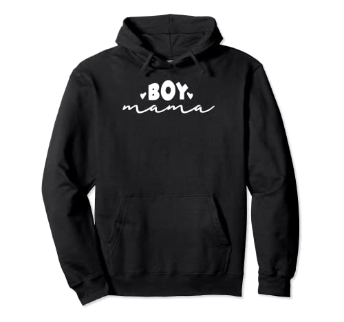 Mother's Day Boy Mama Boy Mom Pullover Hoodie von Mother Of Boy