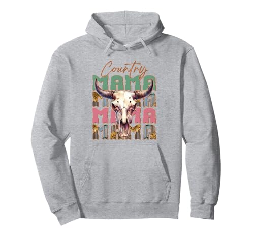Country Mama Westen Muttertag Mama Mama Pullover Hoodie von Mother's Day Apparel Loving Mom Gifts for Women