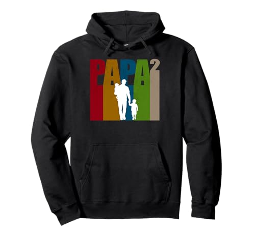 Dad Squared Vatertag Zwei Jungen Zwei Söhne Vater Retro Pullover Hoodie von Mother's Day Father's Day Mother Dad Gift Ideas