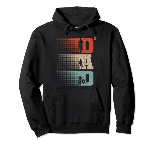 Papa Squared Vatertag Zwei Mädchen Zwei Töchter Vater Pullover Hoodie Papa Squared Vatertag Zwei Mädchen Zwei Töchter Vater Pullover Hoodie von Mother's Day Father's Day Mother Gift Ideas