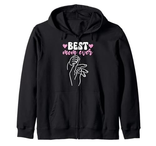 Beste Mama Aller Zeiten Baby Hand Herz Mutterschaft Familie Mama Elternteil Kapuzenjacke Beste Mama Aller Zeiten Baby Hand Herz Mutterschaft Familie Mama Elternteil Kapuzenjacke von Mother's Day Gifts For Women With Mom Graphic