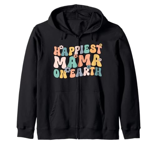 Die glücklichste Mama der Welt, tolle Mutter, Mama, Elternteil, Mutter, Leben Kapuzenjacke Die glücklichste Mama der Welt, tolle Mutter, Mama, Elternteil, Mutter, Leben Kapuzenjacke von Mother's Day Gifts For Women With Mom Graphic