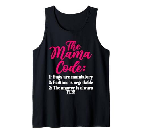 The Mama Code Lustiges Mutterschaftsleben Elternteil Mama Tank Top The Mama Code Lustiges Mutterschaftsleben Elternteil Mama Tank Top von Mother's Day Gifts For Women With Mom Graphic