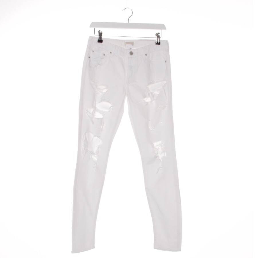 Mother Jeans Slim Fit W27 Weiß von Mother