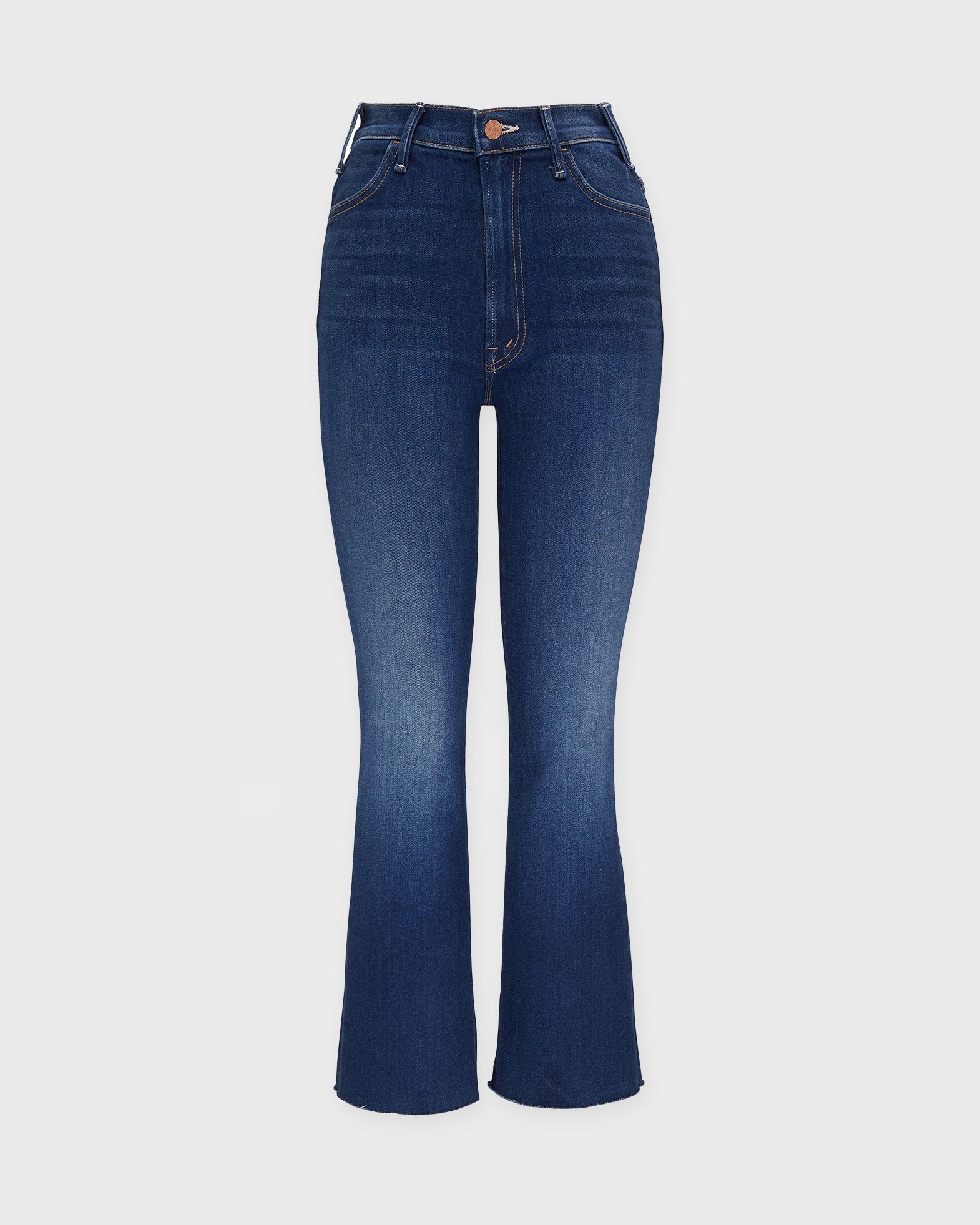 Mother Jeans The Hustler Ankle Fray Denim von Mother