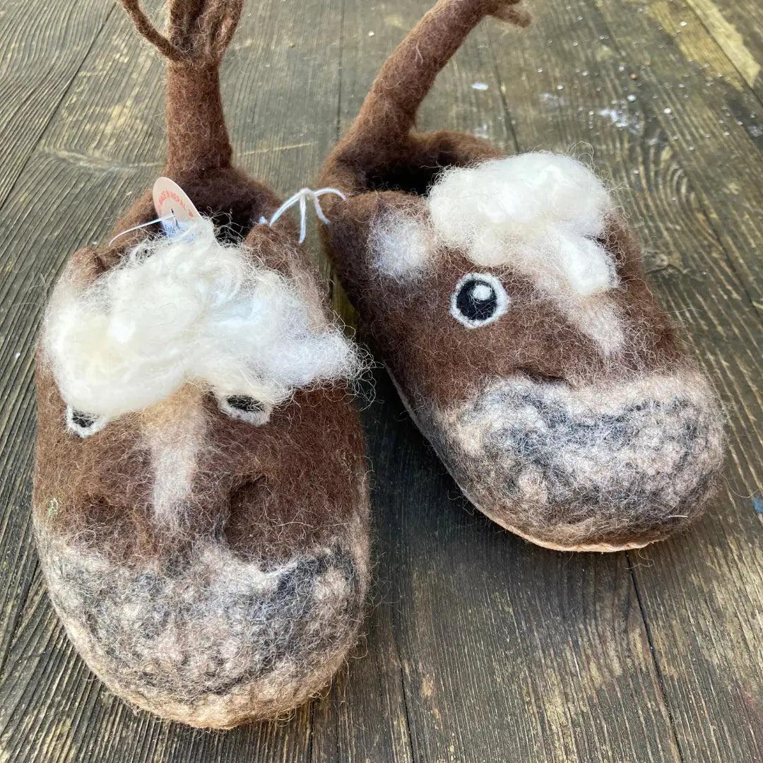 Pferde Filzpantoffeln von MotherEarthMunich