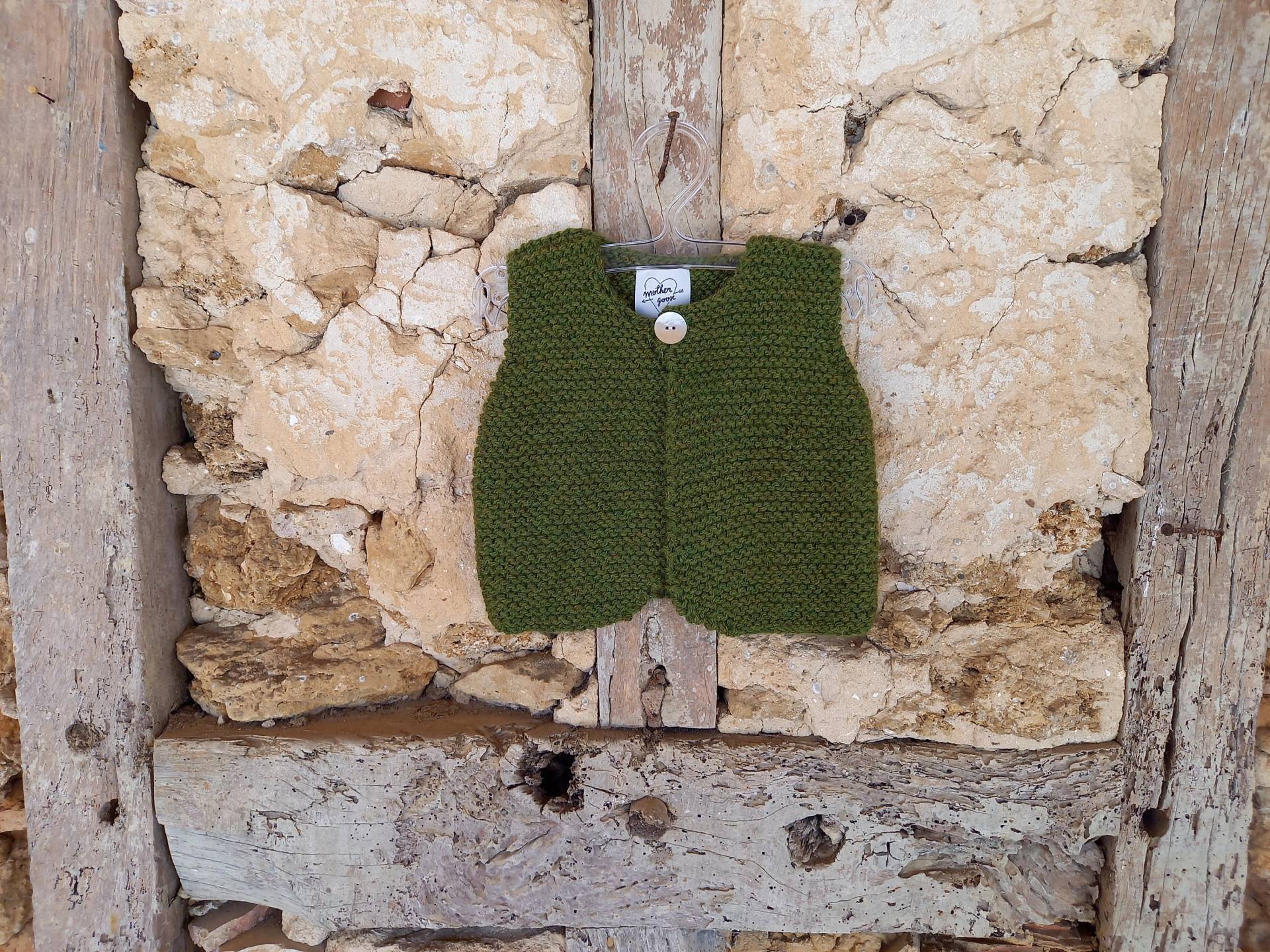 Schäferweste „Apoutsiak" Aus Wolle Und Alpaka von MotherGooseFR