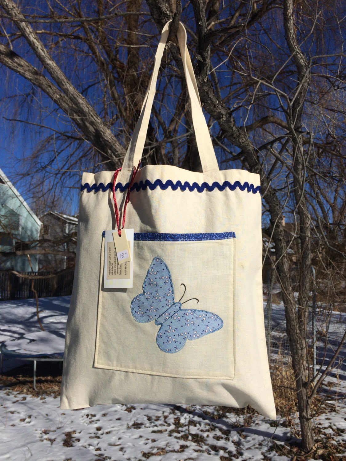 Schmetterling Handmade Tragetaschen - Letzte Schmetterling Handmade Tragetaschen - Letzte von MotherMoonDesignsCO