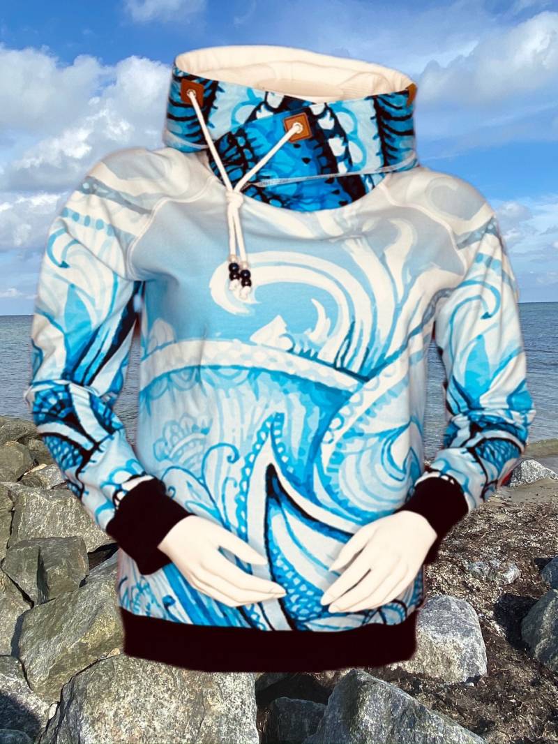 Damen Hoodie Gr. 46 July von MotherandMeDIY