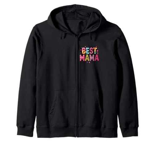 Best Mama Heartfelt Expression Kapuzenjacke Best Mama Heartfelt Expression Kapuzenjacke von Motherhood Celebration Graphics