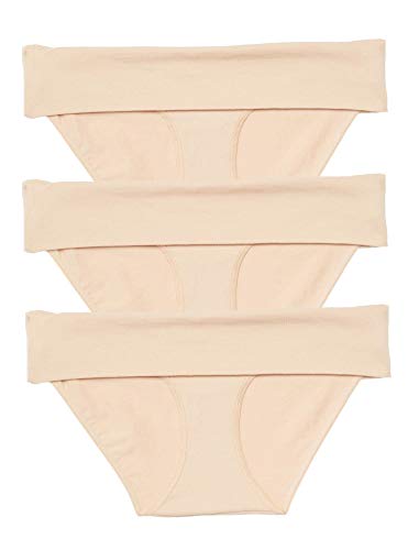 Motherhood Maternity Damen 3 Pack Höschen S-3X Unterwäsche, All Nude Pack, L von Motherhood Maternity