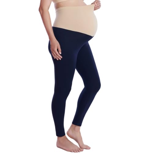 Motherhood Maternity Damen Essential Stretch Full Length Secret Fit Belly Leggings, Navy, S EU von Motherhood Maternity