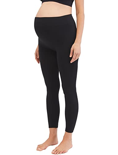 Motherhood Maternity Damen Pull On Fleece Leggings, schwarz, Small/Medium von Motherhood Maternity