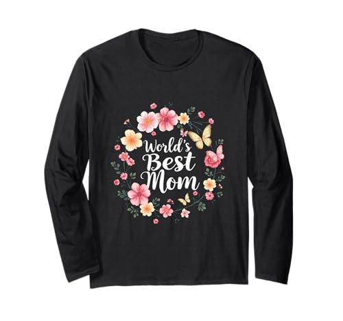 Top Mama aller Zeiten Süße weltbeste Mutter für Damen Mama Langarmshirt von Mothers Day Shirts for Women Wife Mom Mother