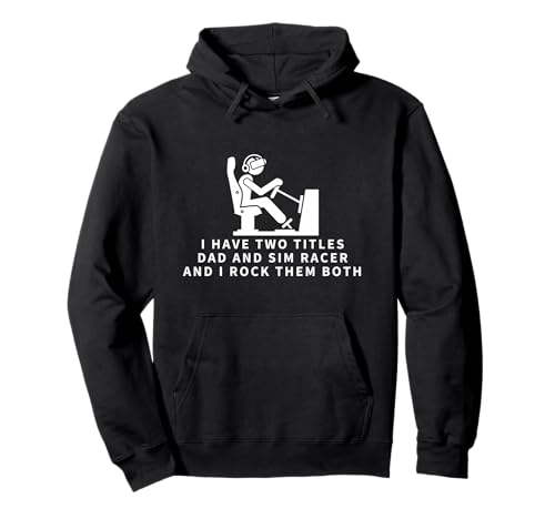 SIM Racer and Dad Proud Men Lustiges SIM-Rennen Pullover Hoodie von Motion Racing Simulator Designs For Simracing Fans