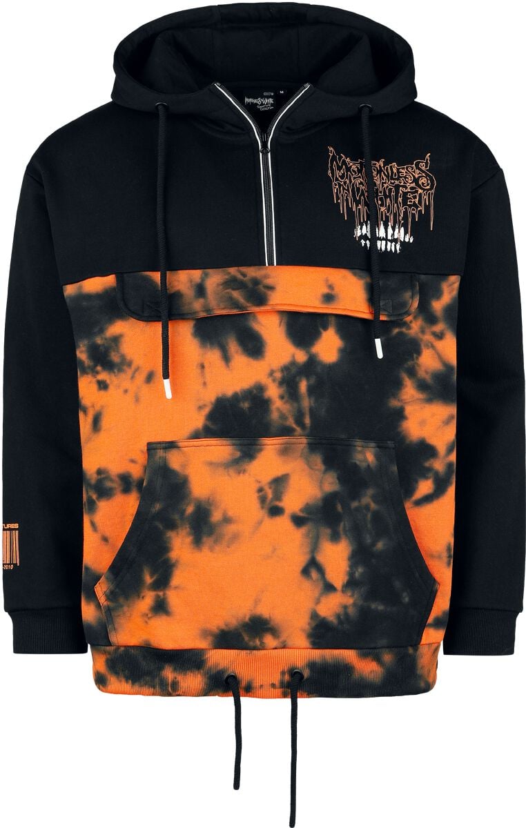 Motionless In White EMP Signature Collection Kapuzenpullover schwarz orange in XXL von Motionless In White